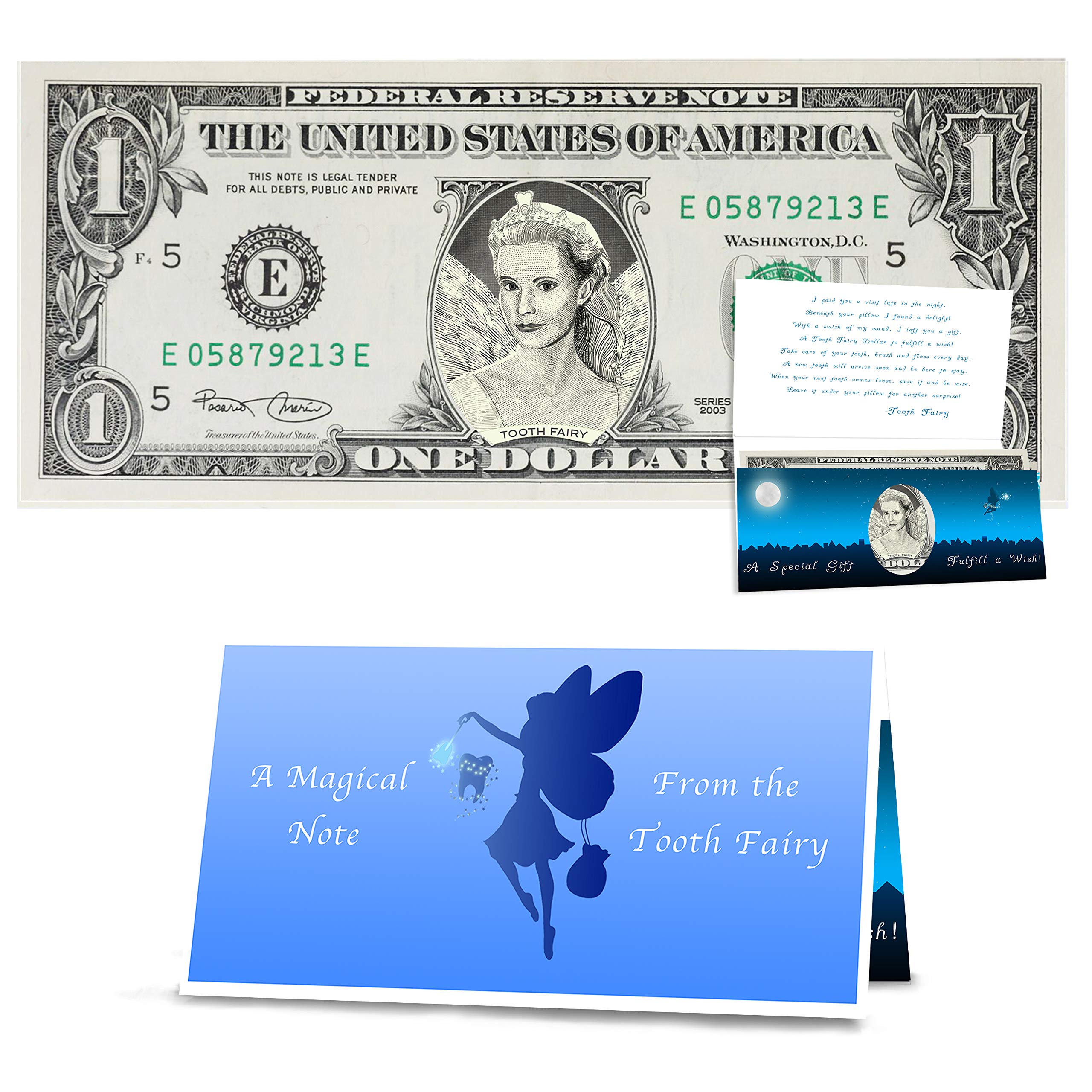 Buy The Official Tooth Fairy Dollar. Complete Tooth Fairy Gift Package. Official Letter and