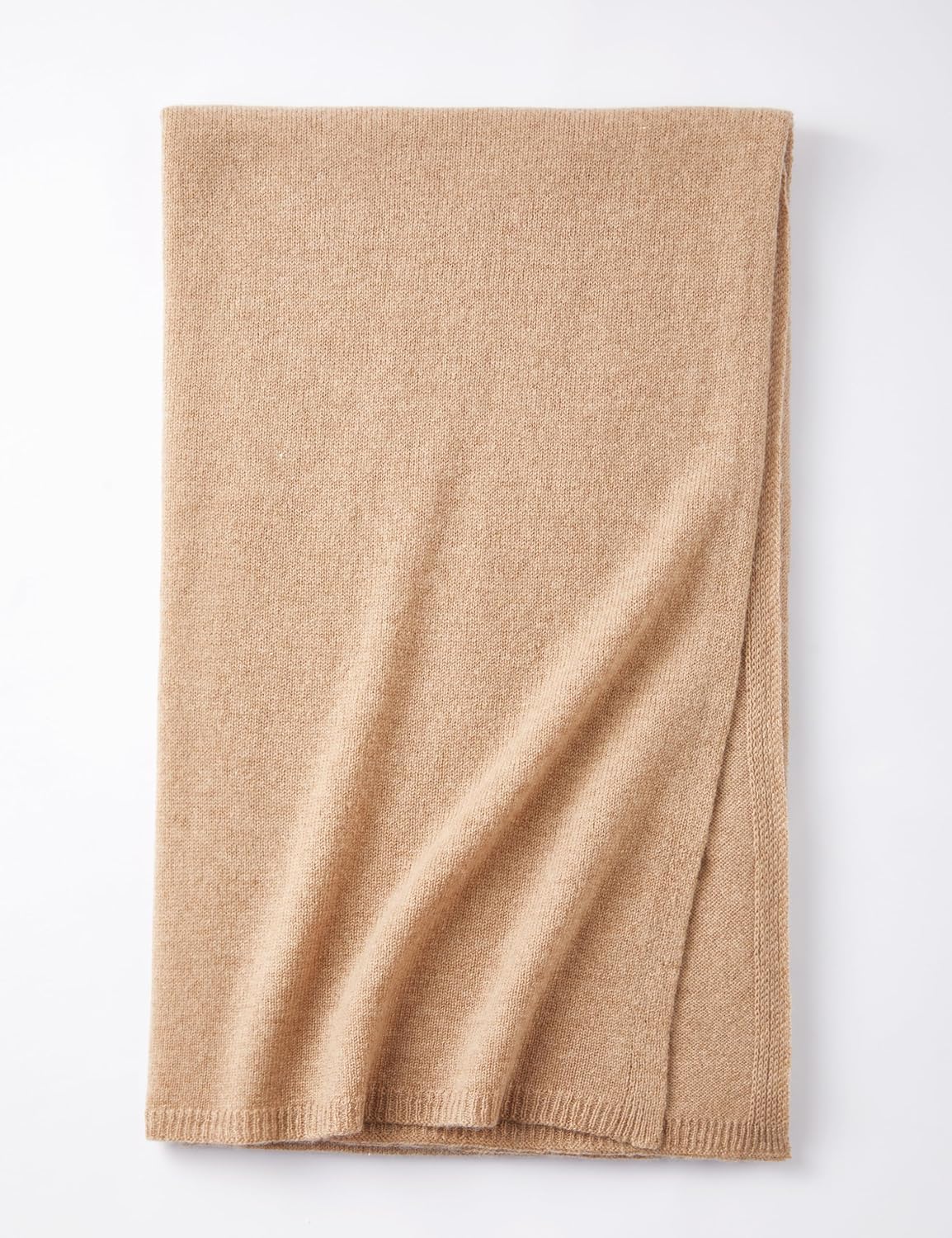 VIKIDEER 100% Cashmere Scarf Knitted Wrap Shawl Extra Large Long Scarf Stole for Women Wayfarer Travel 87"x28" - Image 4