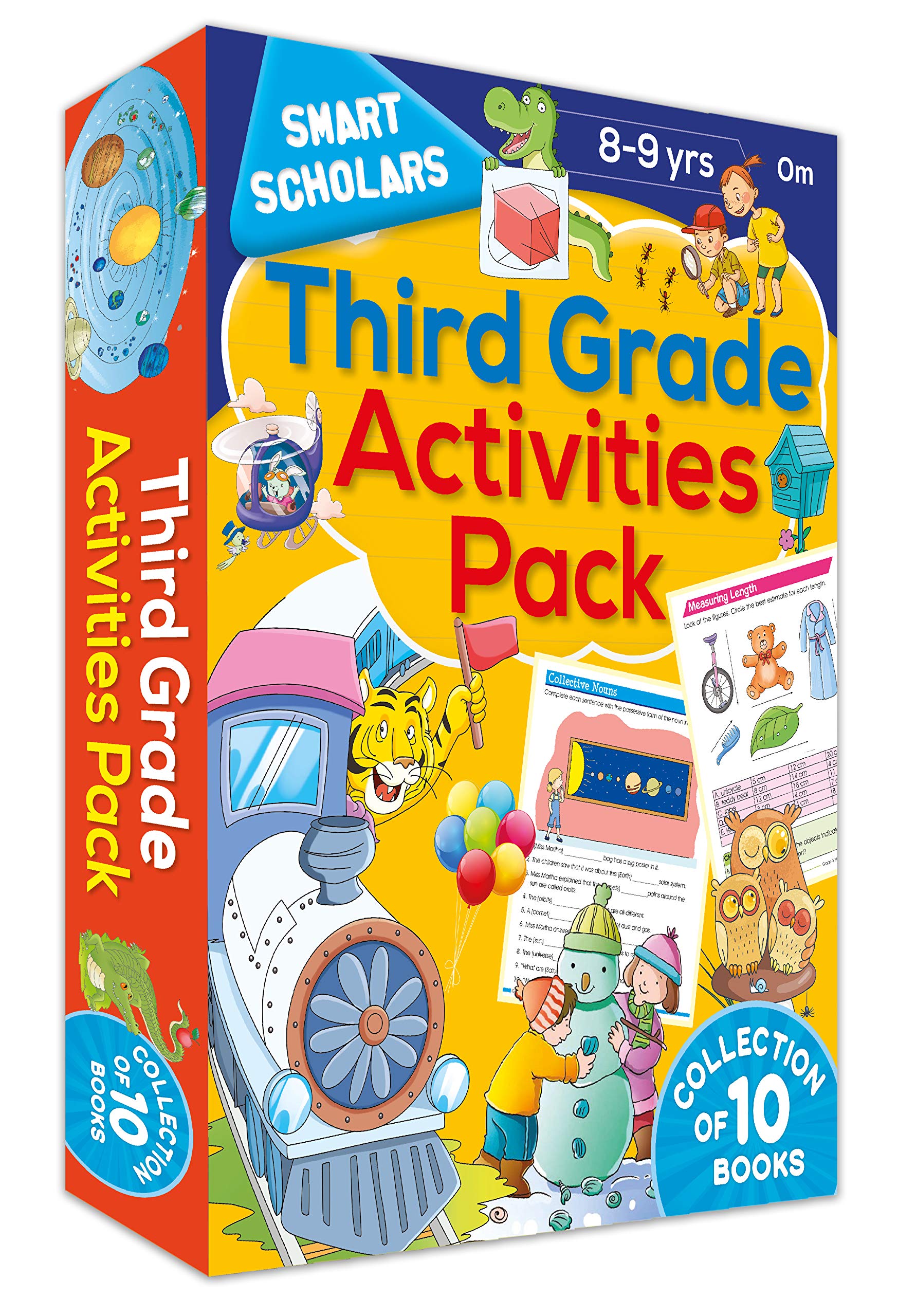 Activity Book : Third Grade Activities Pack ( Collection of 10 books) (Smart Scholars)