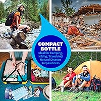 Vista 5 de Tabletas de purificación de agua Potable Aqua con PA Plus, solución portátil y efectiva para camping, senderismo, emergencias, desastres naturales