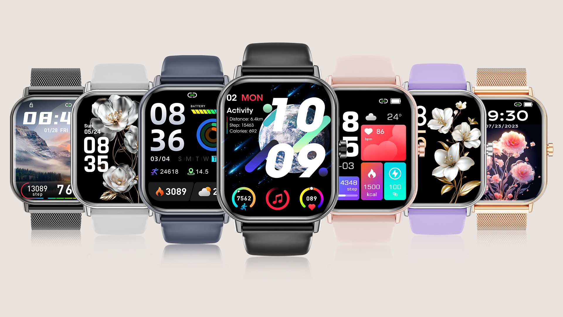 Smartwatch SUPBRO Fitness Tracker | Impermeabile IP67 Con Saturimetro E Cardiofrequenzimetro - Foto 13