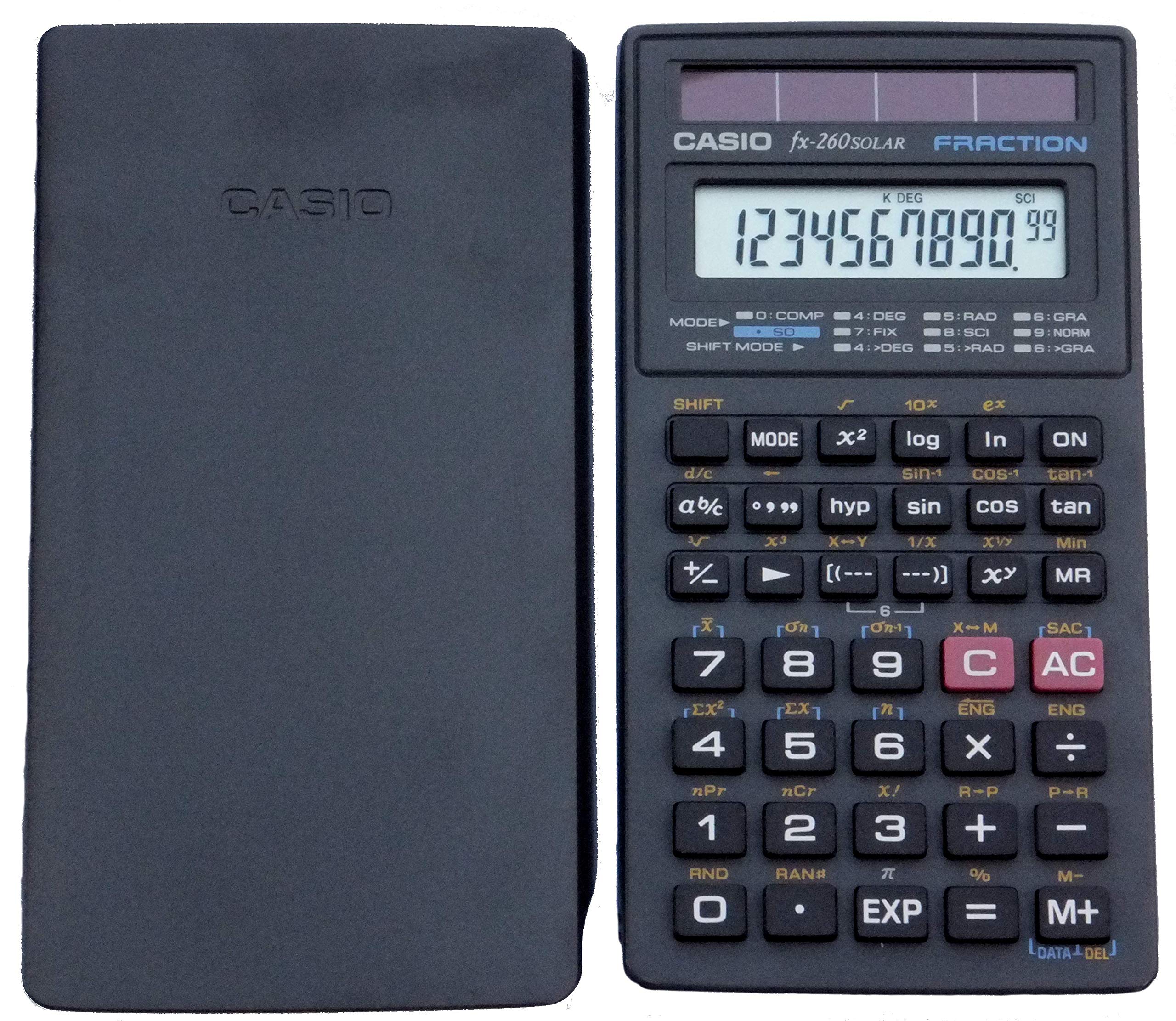 Amazon | CASIO カシオ 関数電卓 fx-260 SOLAR (ブラック）日本語説明