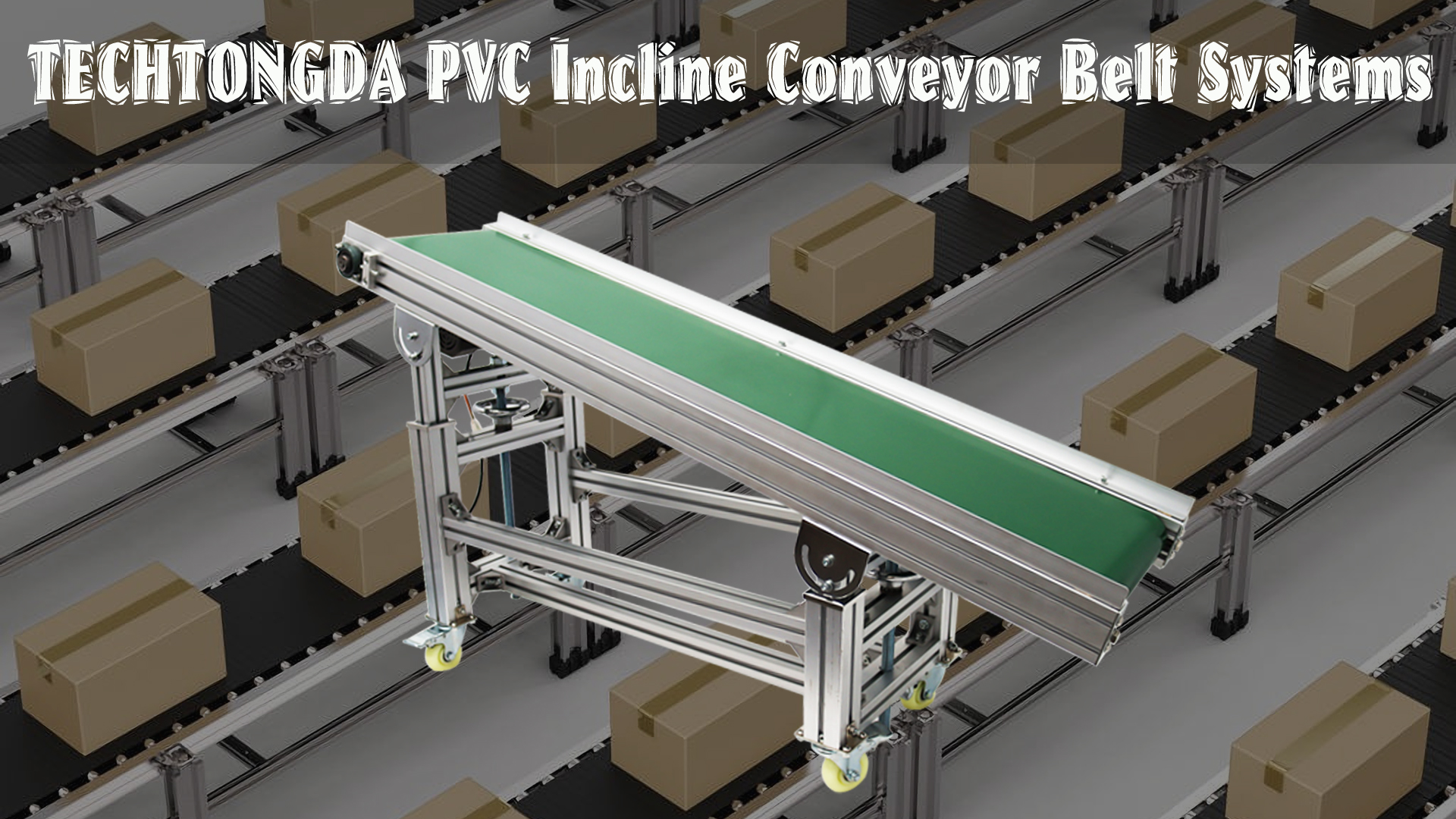 moby05様 TECHTONGDA Conveyor Belt Systems PVC Incline Tile for