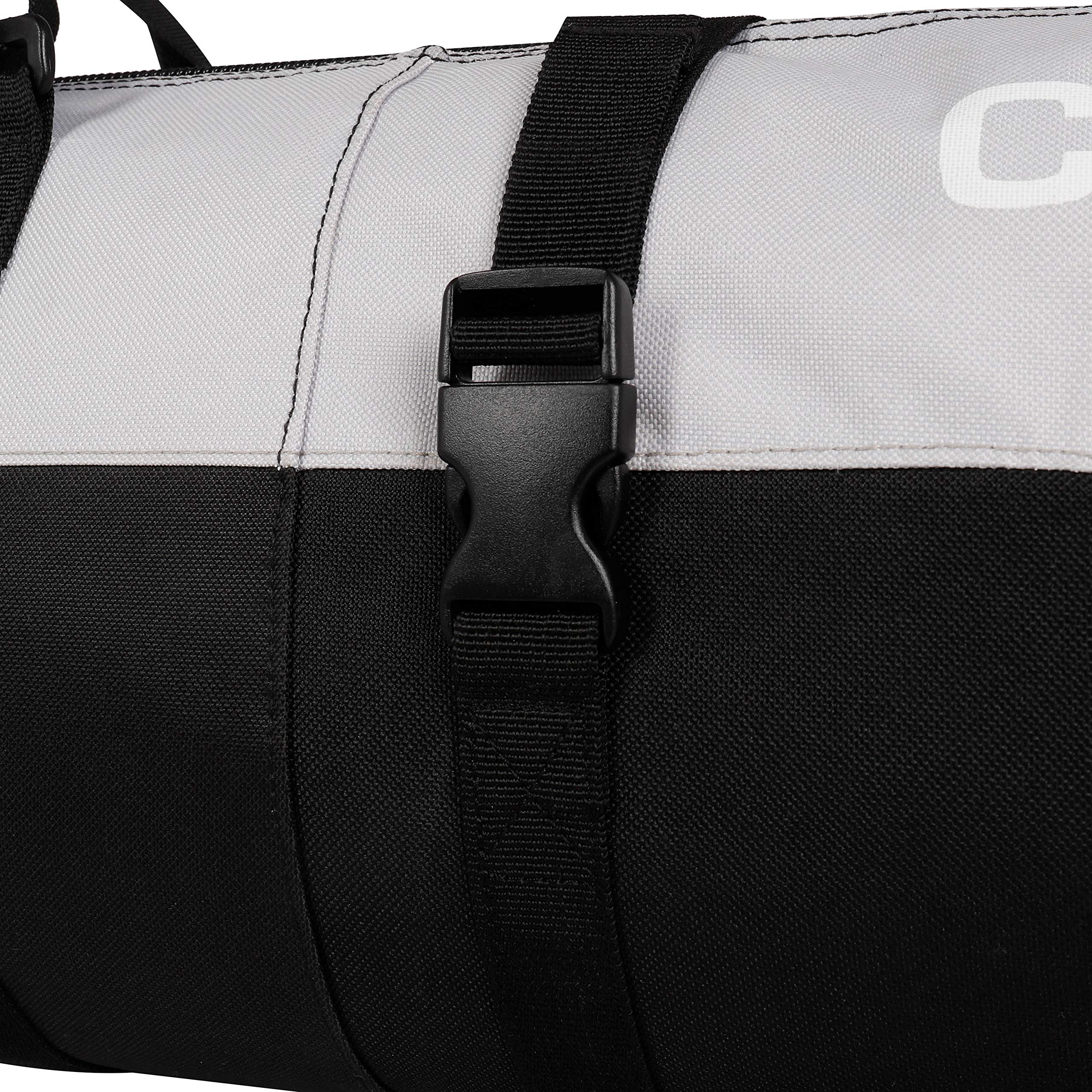 BRUBAKER CarverPro XP - torba narciarska z wyściełanymi paskami na ramiona na 1 parę nart, kijków i butów kask - czarny srebrny - 66 7/8 cala / 170 cm