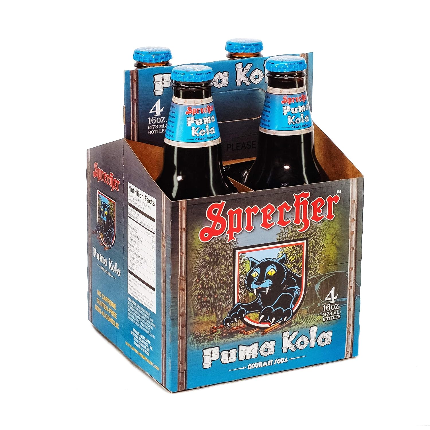 Buy Sprecher Puma Kola, FireBrewed Gourmet Craft Soda, Glass Bottle