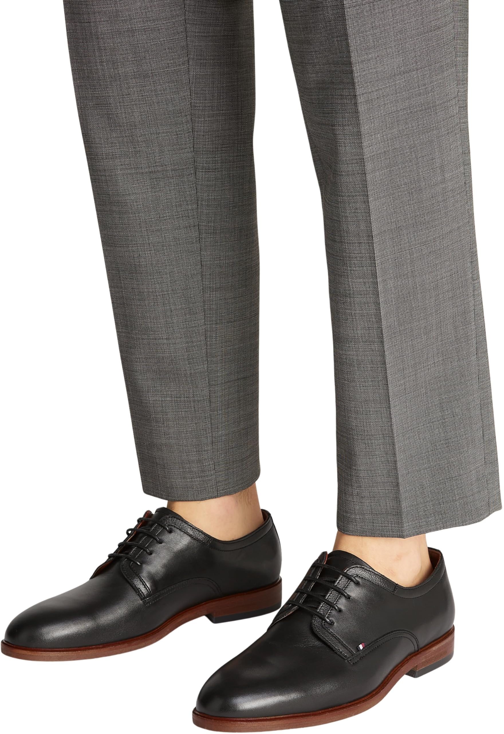 Tommy Hilfiger Mężczyźni Hilfiger Thunit Skórzane Buty Fm0fm05472Buty do sukienki