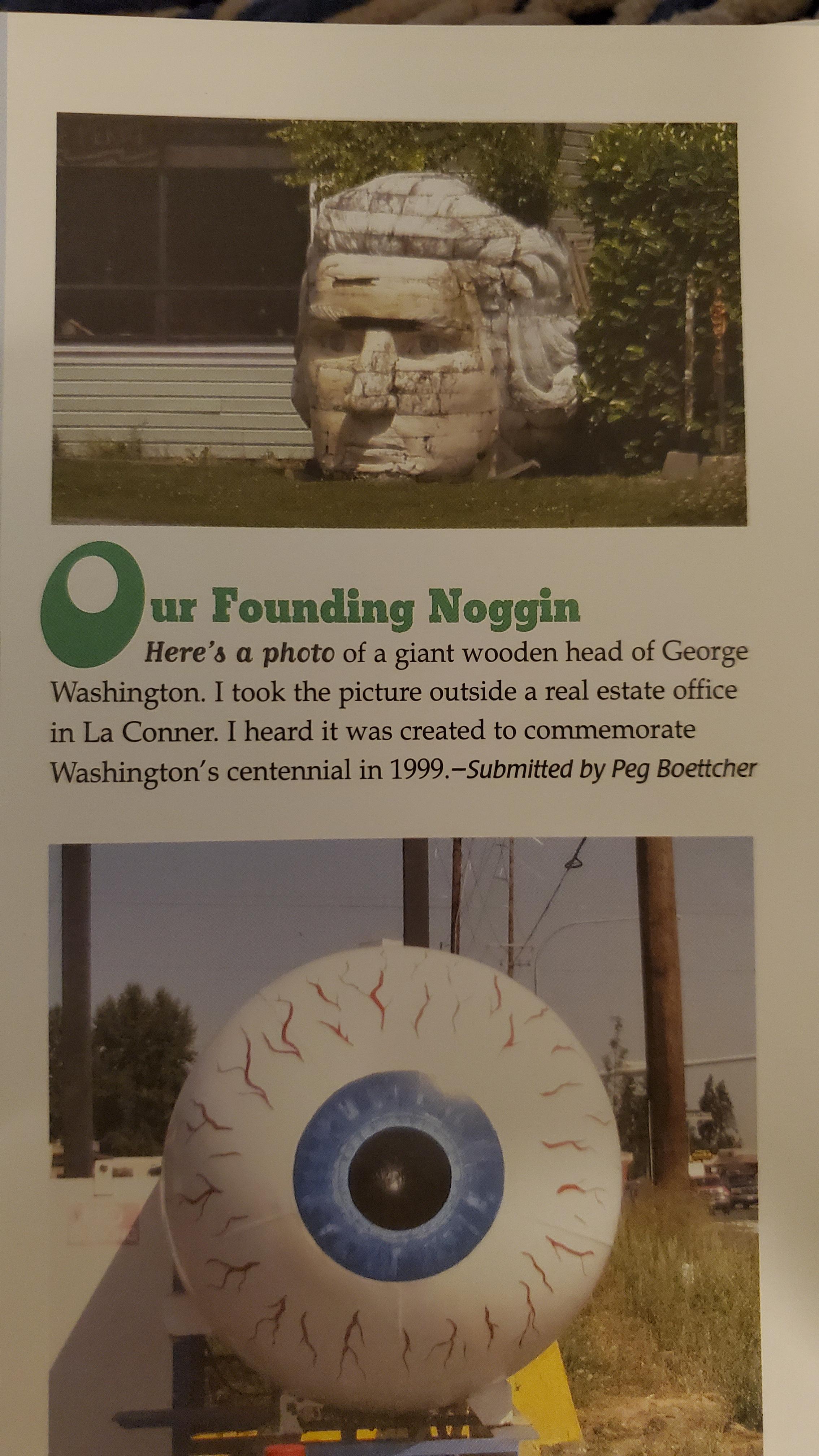 HELP Me Find George Washington's Head! I gotta know!!!!