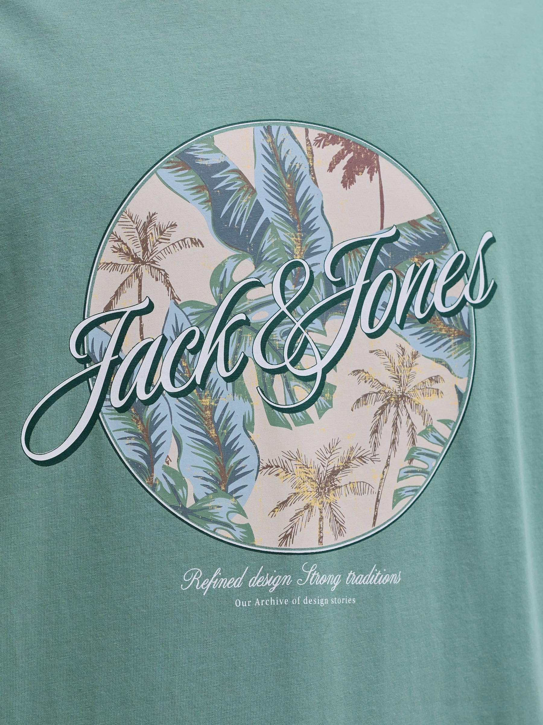 JACK & JONES Jjhonolulu Shape Tee SS Crew Neck Jjhonolulu Shape Tee SS Crew Neck Homme (Lot de 1)
