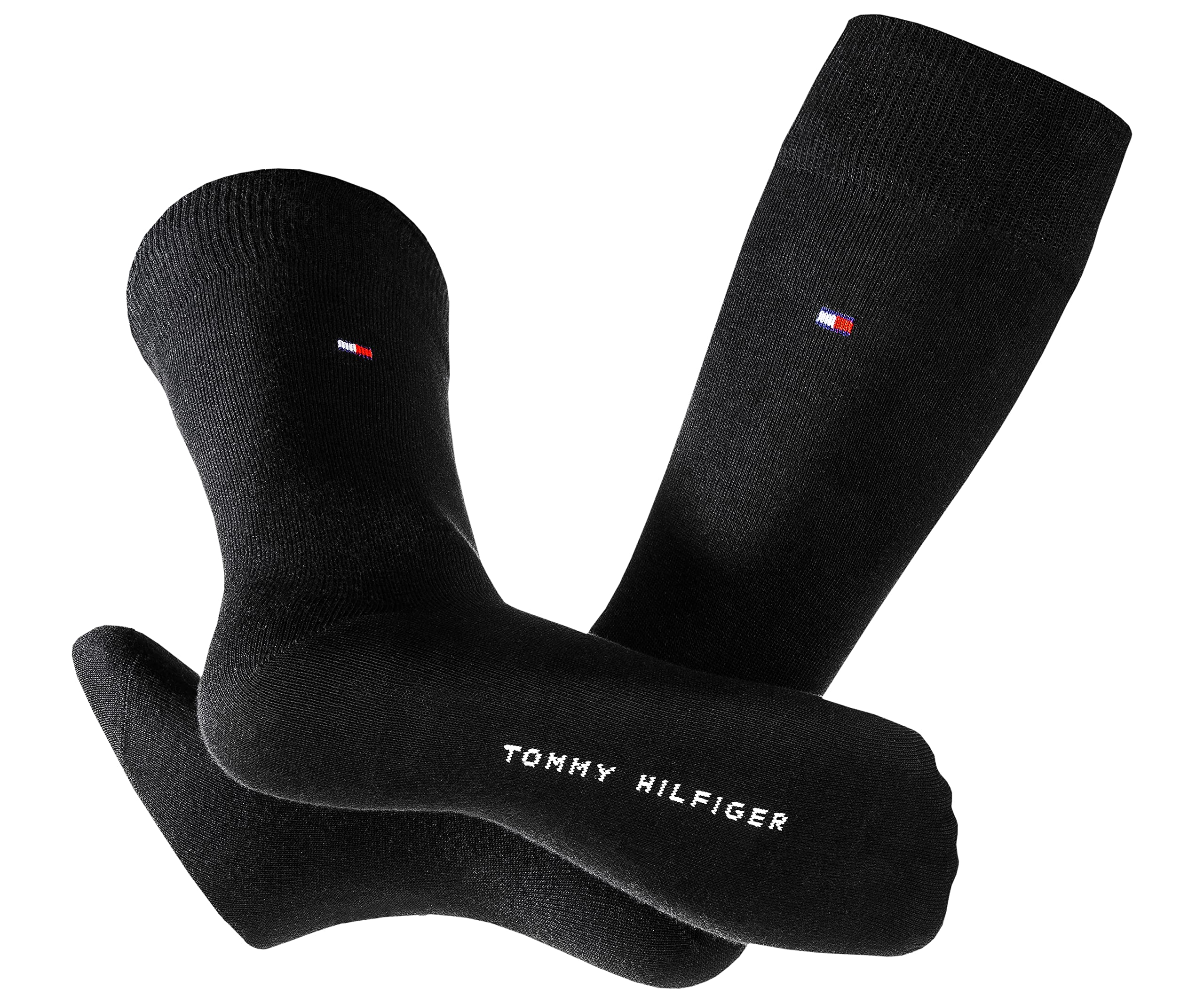 Tommy Hilfiger Calcetines para hombre, 5 pares, clásicos, informales, de negocios