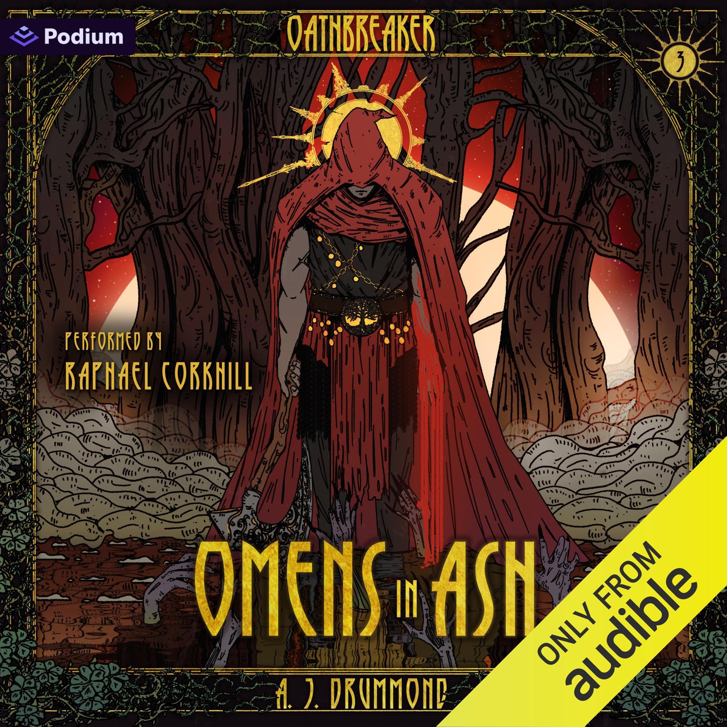 Cover art for Omens in Ash: A Dark Fantasy