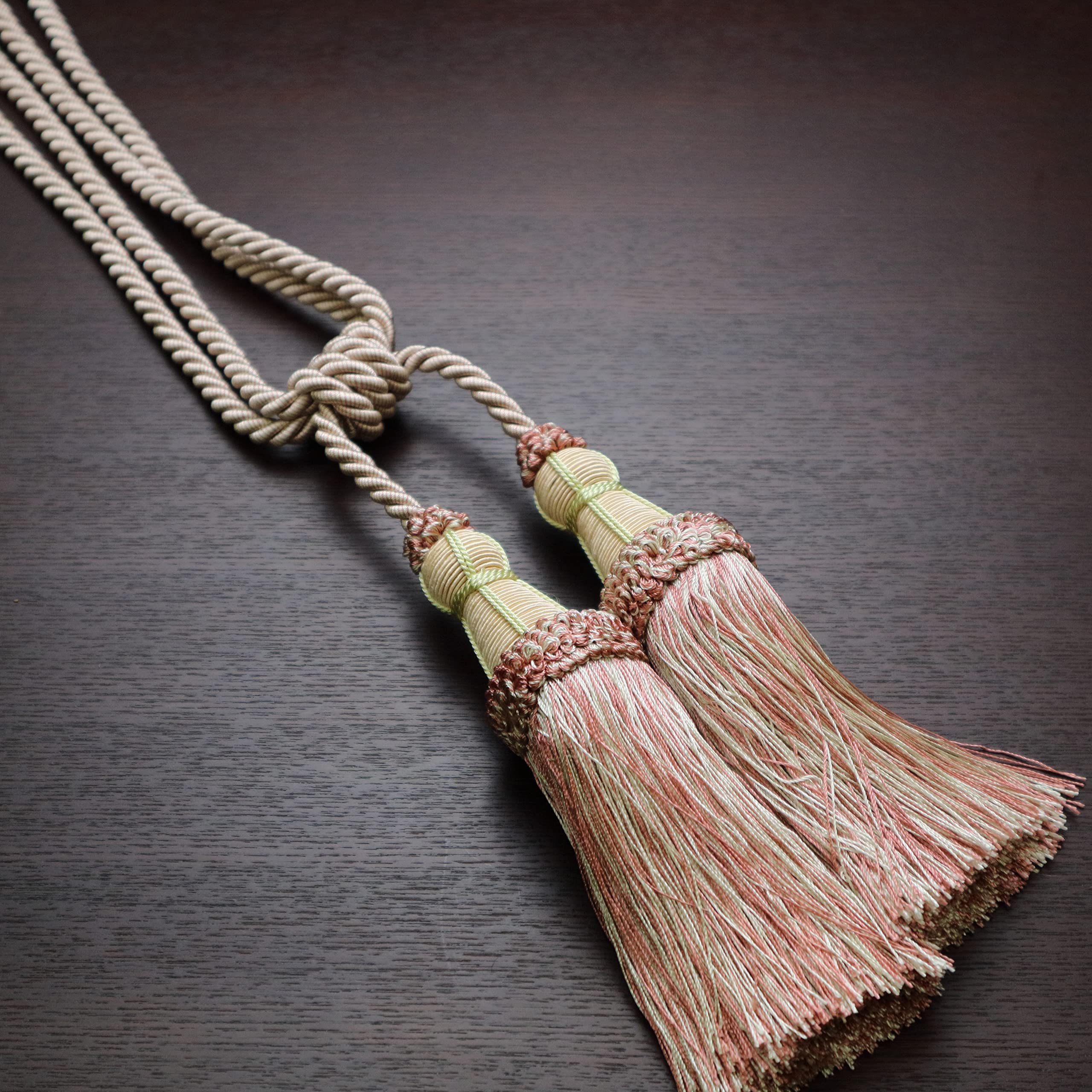 Amazon.co.jp: INTERIX カーテン留め おしゃれ ステッチ2つふさ