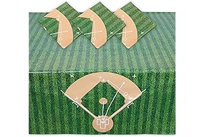 BLUE PANDA Baseball Party Tablecloth: Elevate Your Baseball-Themed Celebration