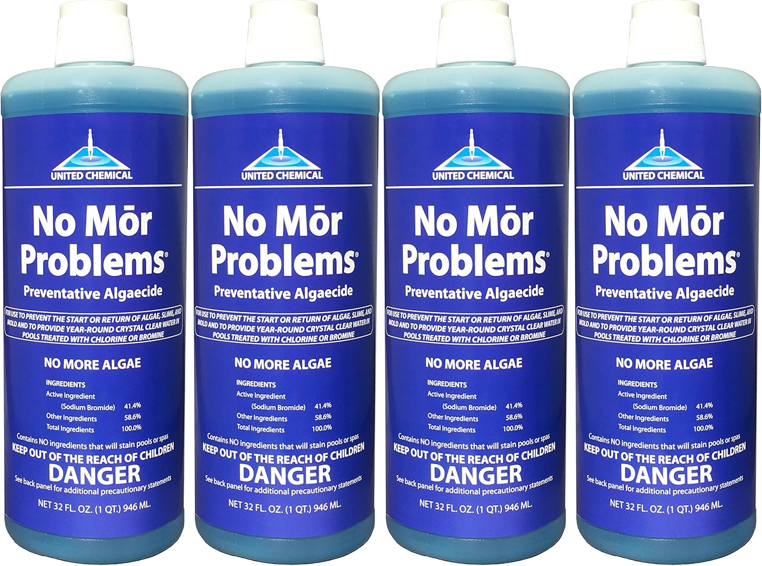 4 PACK - United Chemical No Mor Problems 1qt NMP-C12