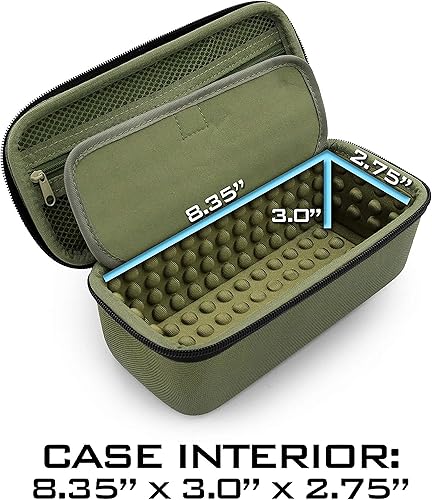 Miniatura 4 de CASEMATIX Estuche de peluquero inalámbrico compatible con cortapelos Babyliss, zumbadores, recortadoras, forro de acabado en T y más, estuche de