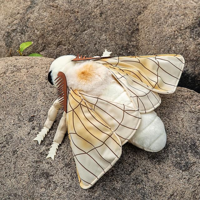 Foto 7 de 8 de Lilizzhoumax Polilla de seda realista, Kawaii para animales salvajes y regalos