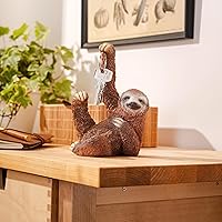 Vista 3 de Llavero magnético, bonito llavero magnético de estatua de perezoso perezoso que mantiene las llaves y objetos de metal en su lugar de forma segura