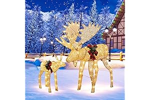 Vongrasig Christmas Reindeer Decoration: Festive Ambiance for Indoor Holiday Cheer