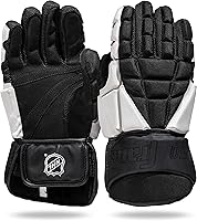 Franklin Sports NHL 12" Senior Street Hockey Gloves - Lightweight Protective Outdoor Roller Hockey Gloves, Classic Fit