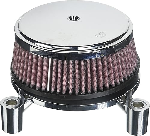 Arlen Ness 18-320 Big Sucker Stage I Kit de filtro de aire con tapa, cromo