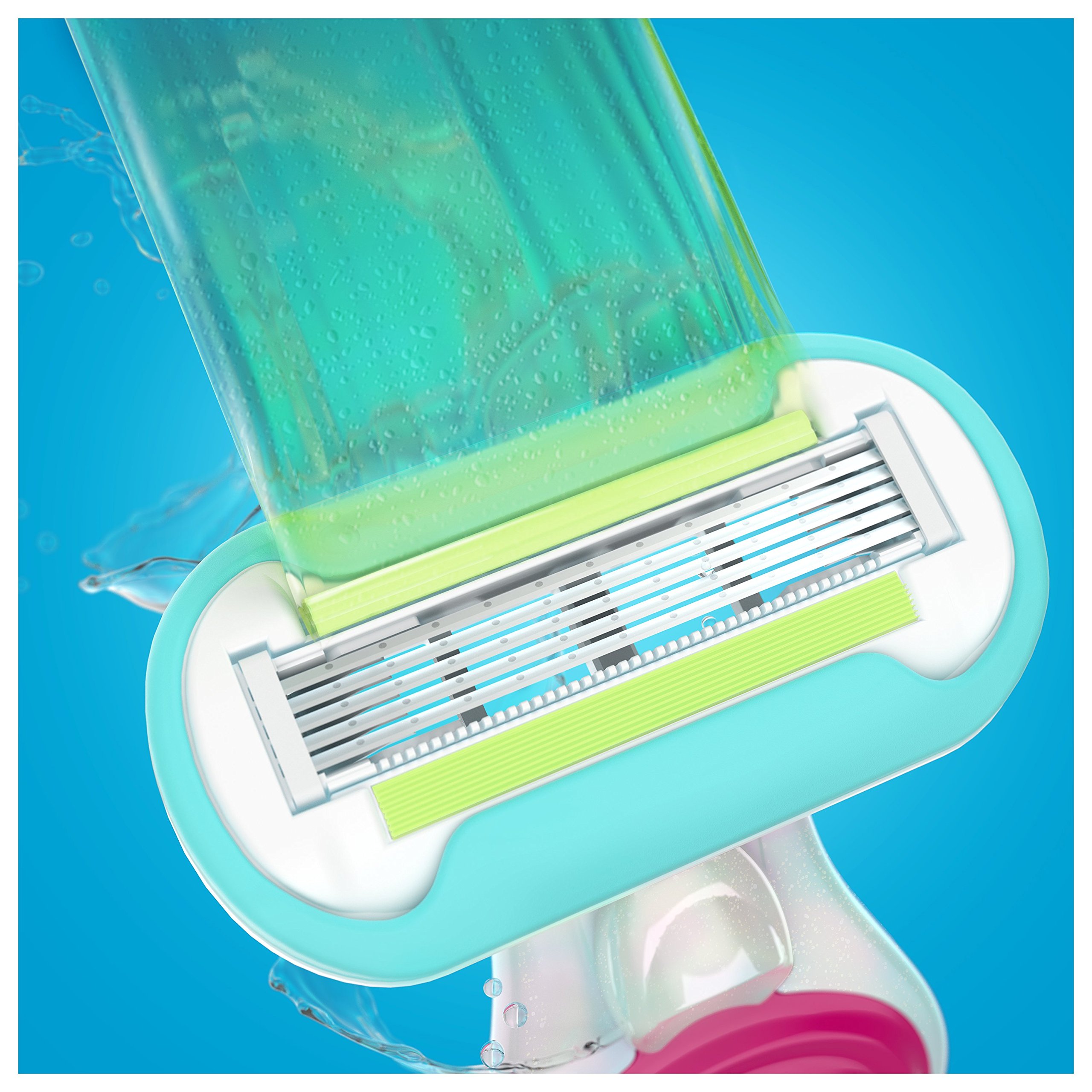Venus Extra Smooth Rasoir Femme + 1 Lame de Rasoir Recharges, Compact pour les Déplacements [OFFICIEL]