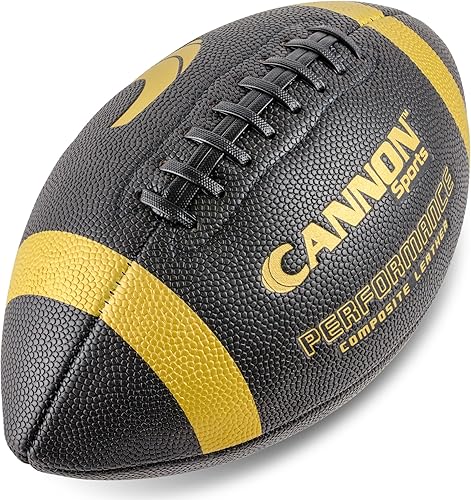 Miniatura 6 de Cannon Sports Compuesto de cuero tamaño oficial fútbol interior y exterior con bomba de bola