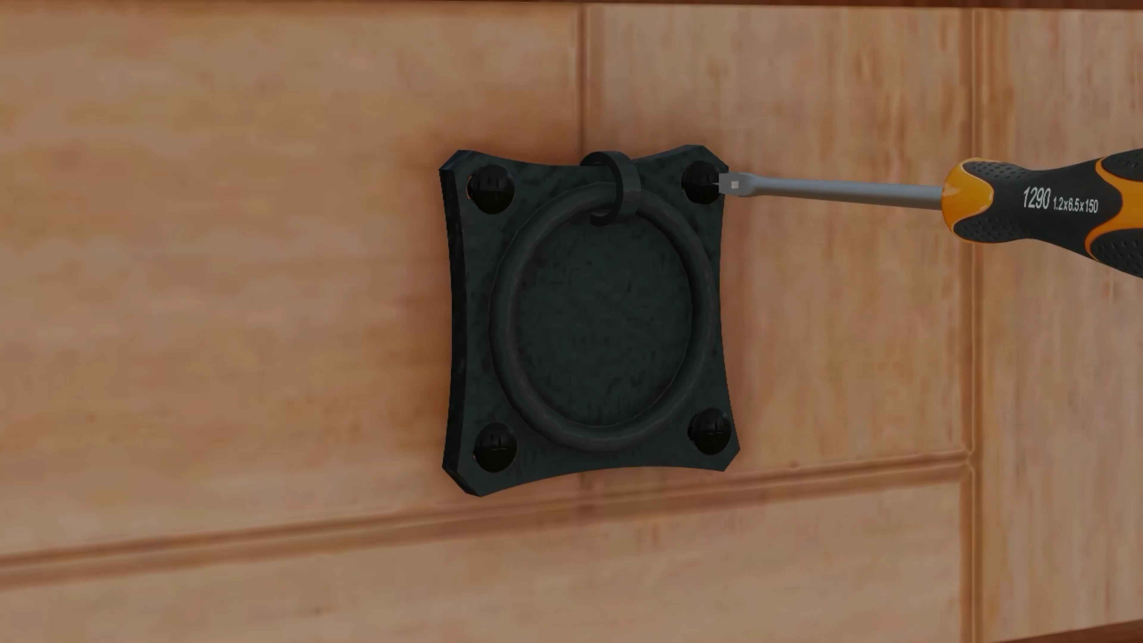Adonai Hardware "Adriel Antique Wrought Iron Cabinet Ring Drop Pulls (2