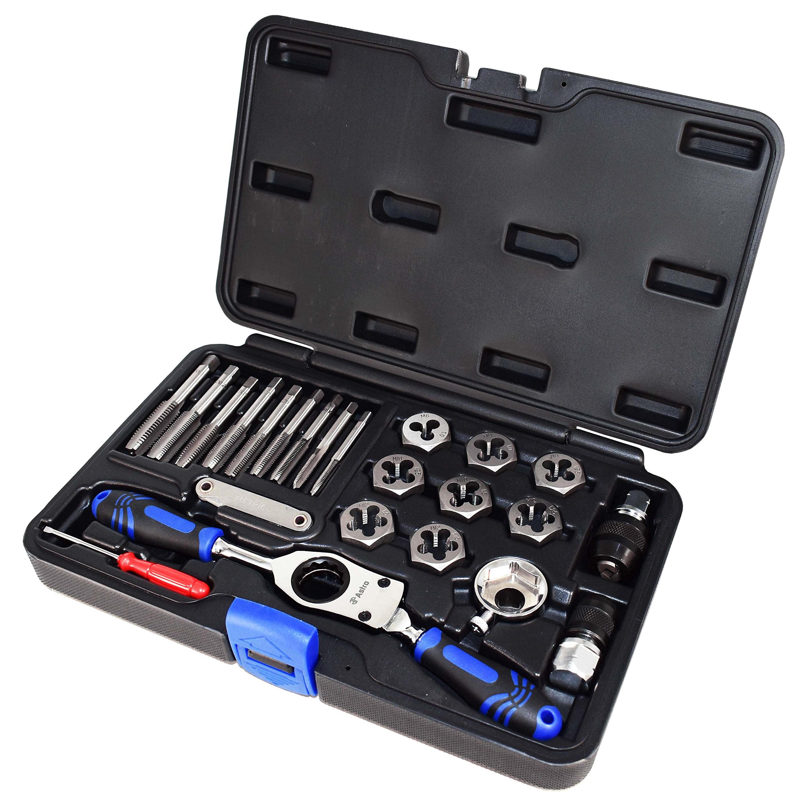 Astro Pneumatic Tool 7582 Automotive Tap & Die Set - Metric