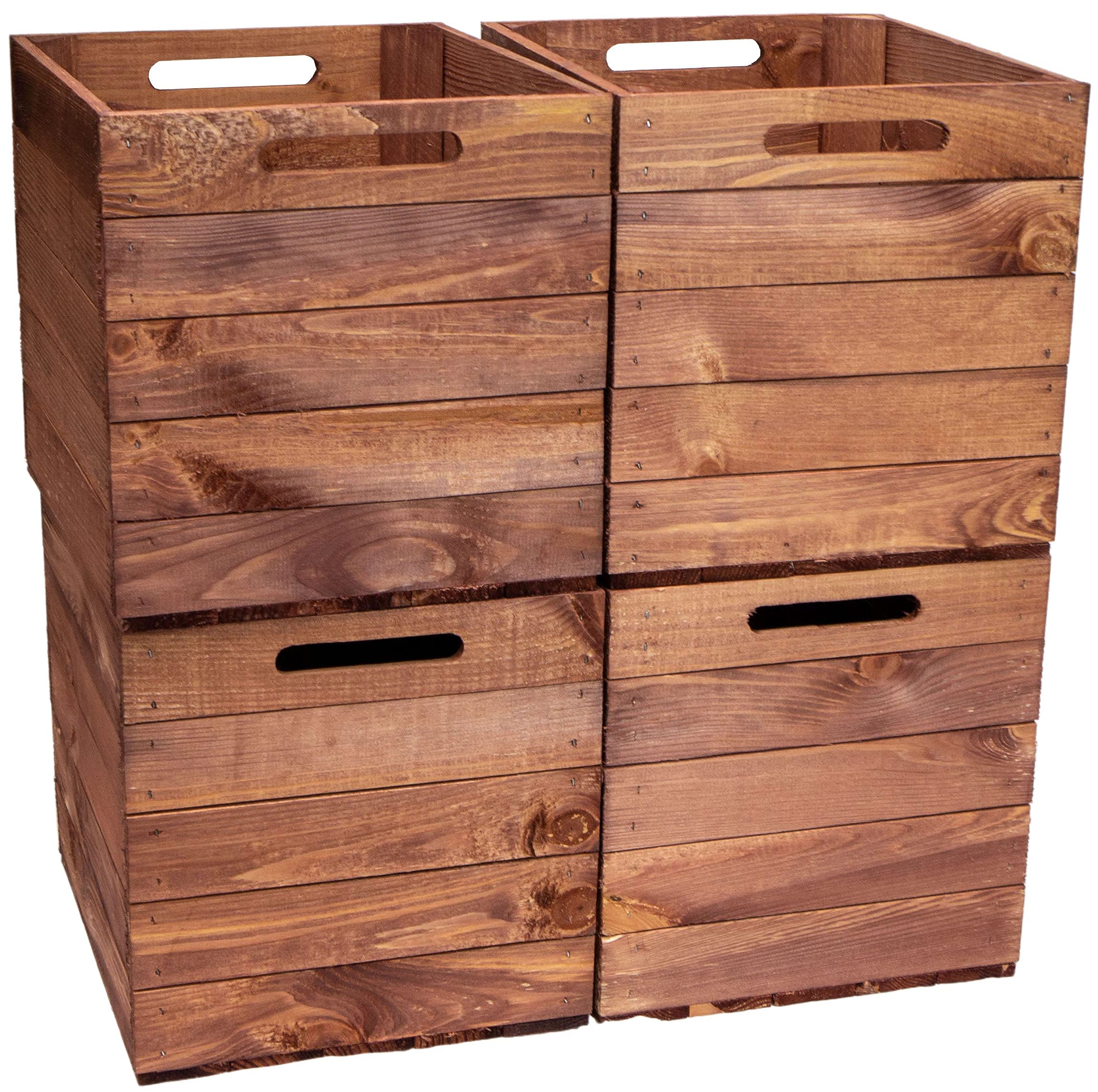 Set van 2 houten kisten, opbergkisten, geschikt voor alle Kallax