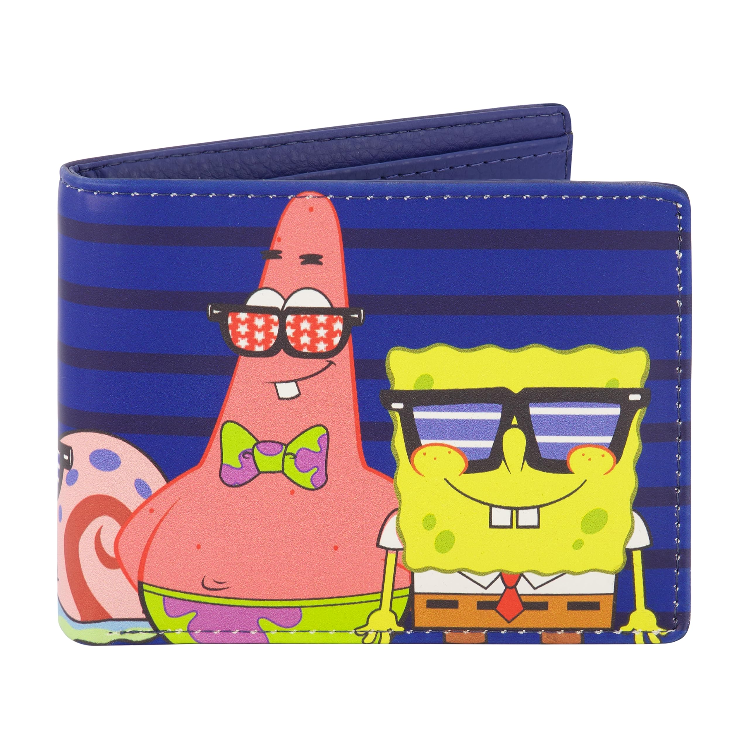 Men's Novelty Wallet Buckle Down Bi-Fold Wallet - SpongeBob SquarePants ...