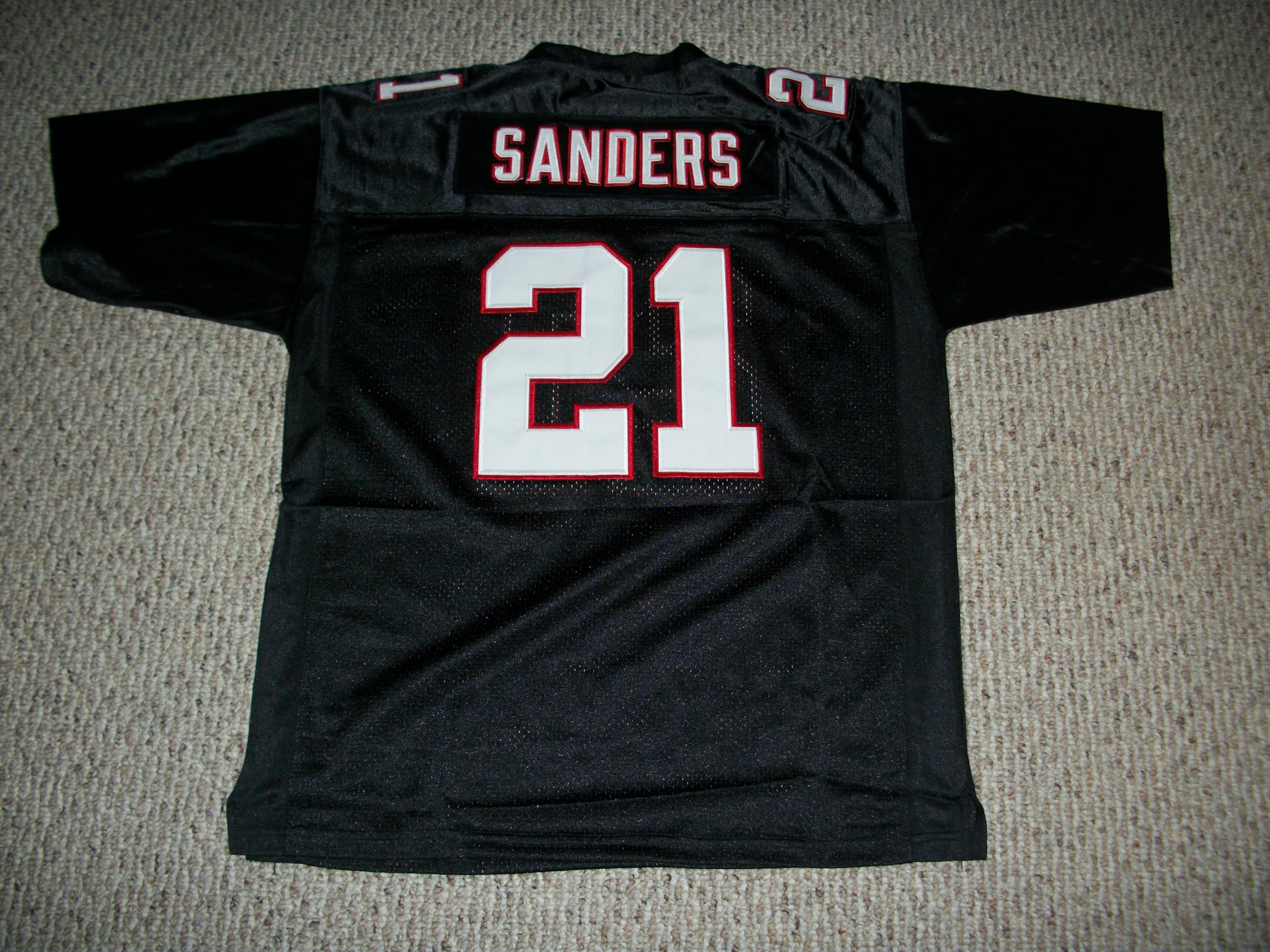 Amazon.com: Deion Sanders Jersey #21 Atlanta Custom Stitched Black 