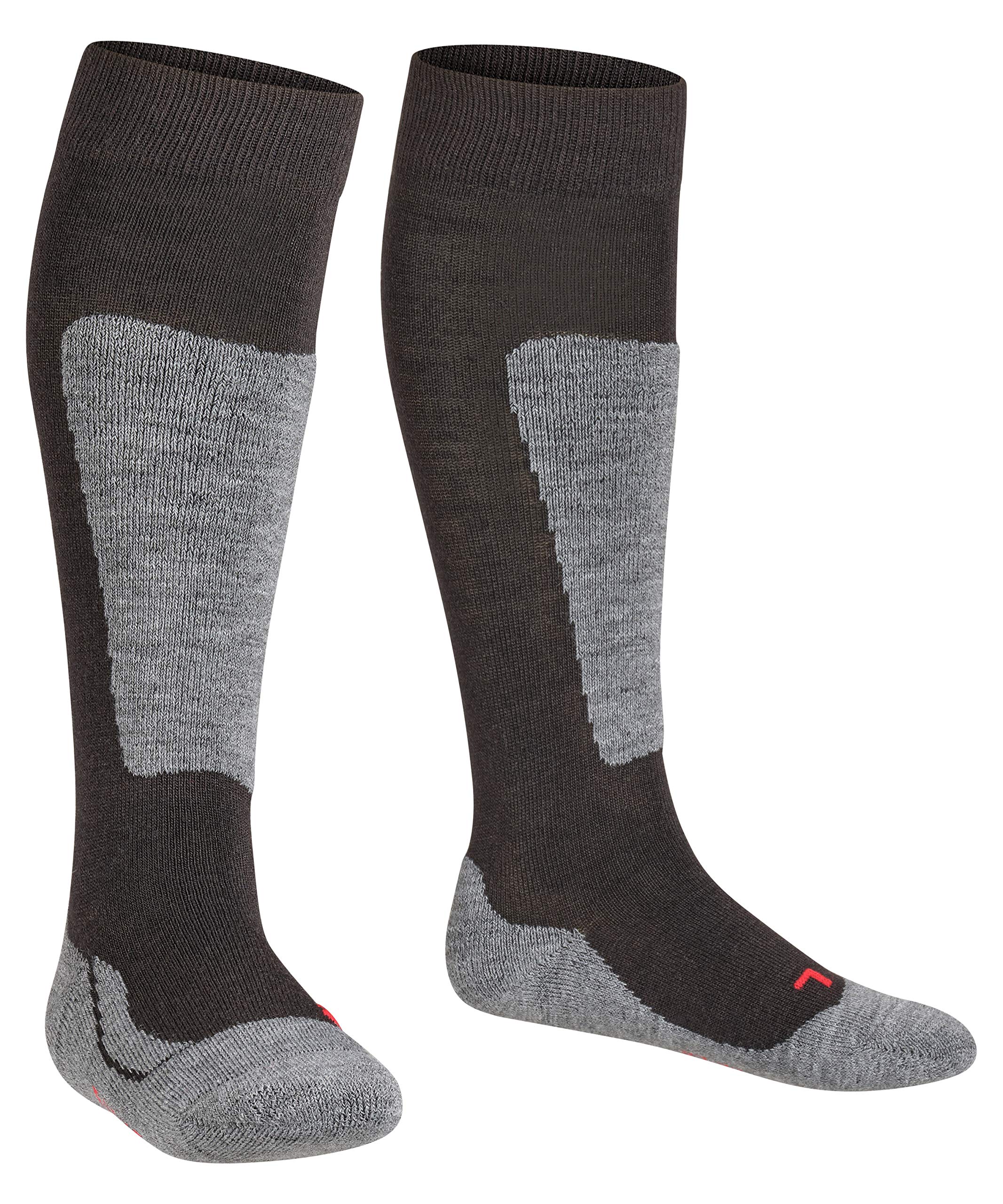 FALKE Unisex Kinder Active Ski Skisocken atmungsaktive schnelltrocknende klimaregulierende geruchshemmende Wolle Funktionsmaterial mittelstarke Polsterung antiblasen Skistrümpfe zum Skifahren 1 Paar