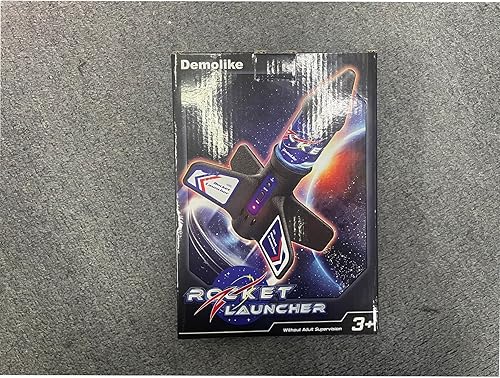 Miniatura 7 de Lanzacohetes para niños, lanzamiento automático de 200 pies, juguete de cohete aéreo para niños de 10 años de edad, cohete de aire motorizado con