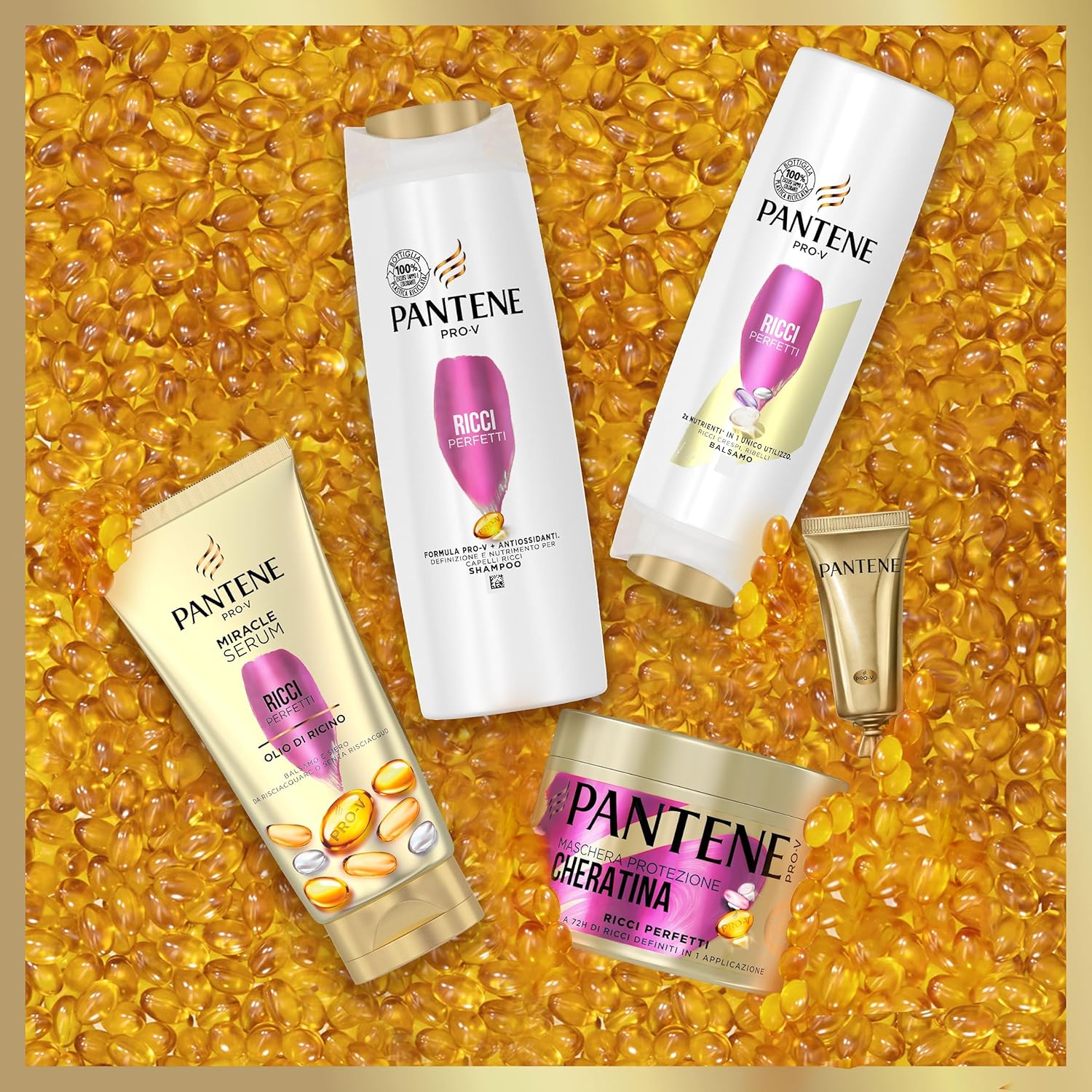 Pantene Pro V Balsamo Ricci Perfetti per Ricci Luminosi e Corposi Cassa 250ml X6 - Immagine 5