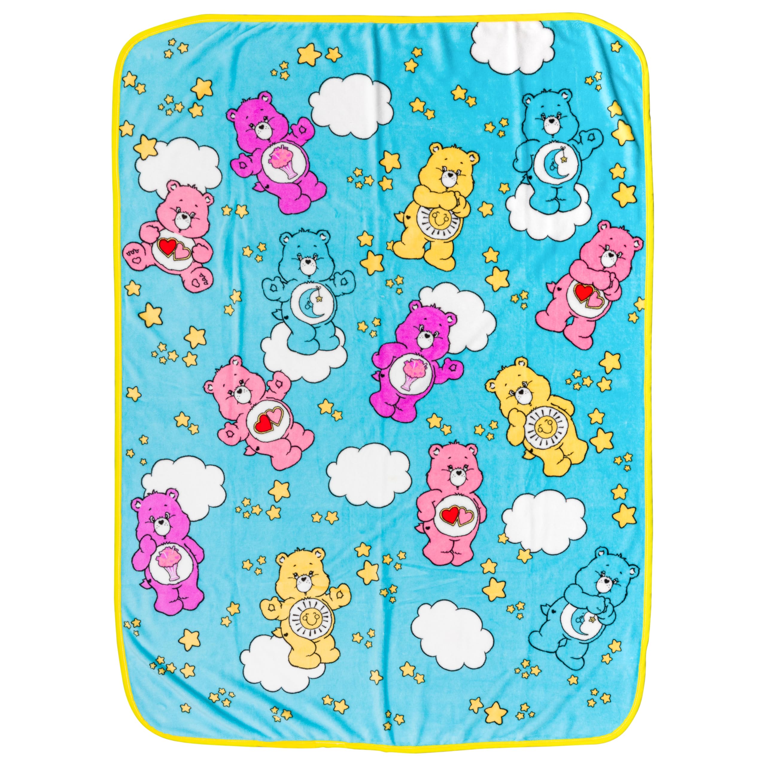 Silver Buffalo Care Bears, Fleece Throw Blanket, 45x60in