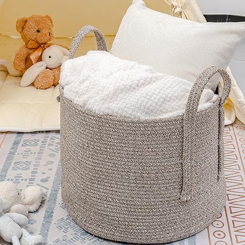 Miniatura 6 de CubesLand Cesta de ropa sucia para bebé, cesta de ropa para organizaciónalmacenamiento, canasta suave para juguetes de bebé para baño, cesta suave