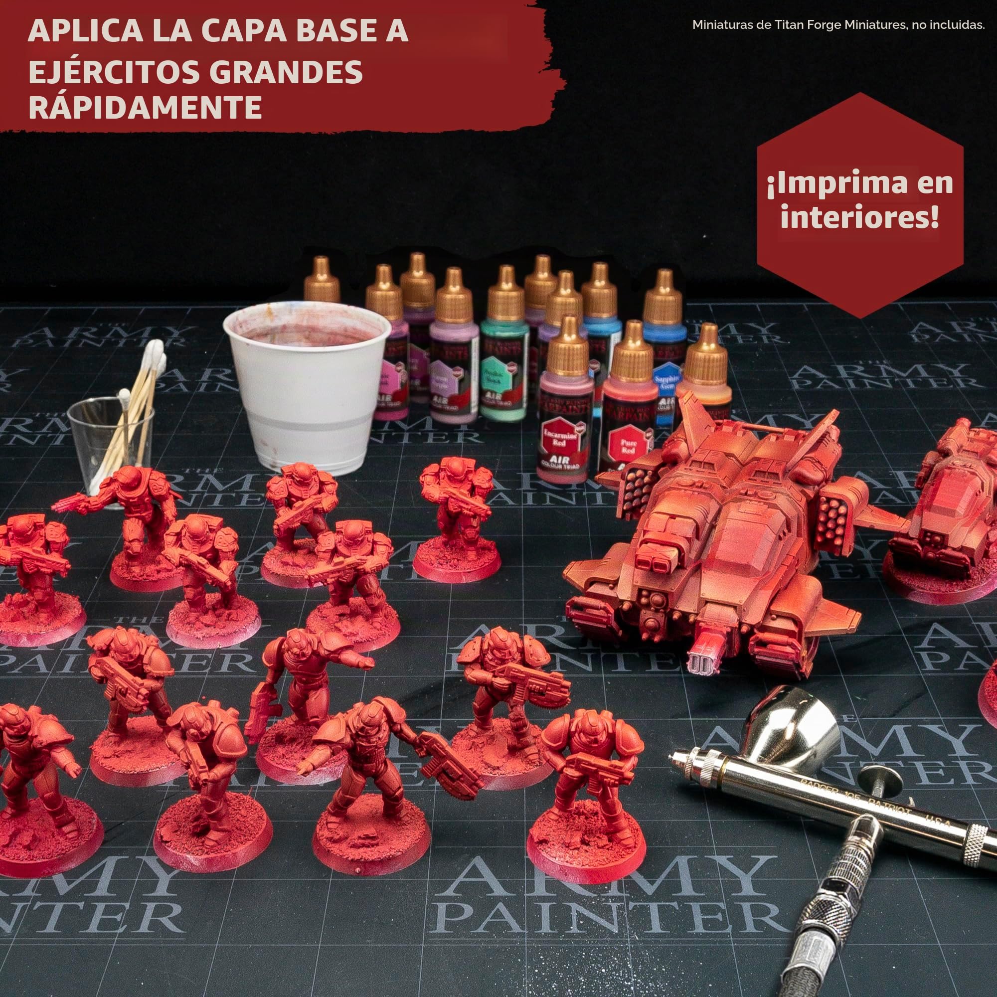 The Army Painter, Airbrush Starter Bundle, con Air Starter Set y DipIt