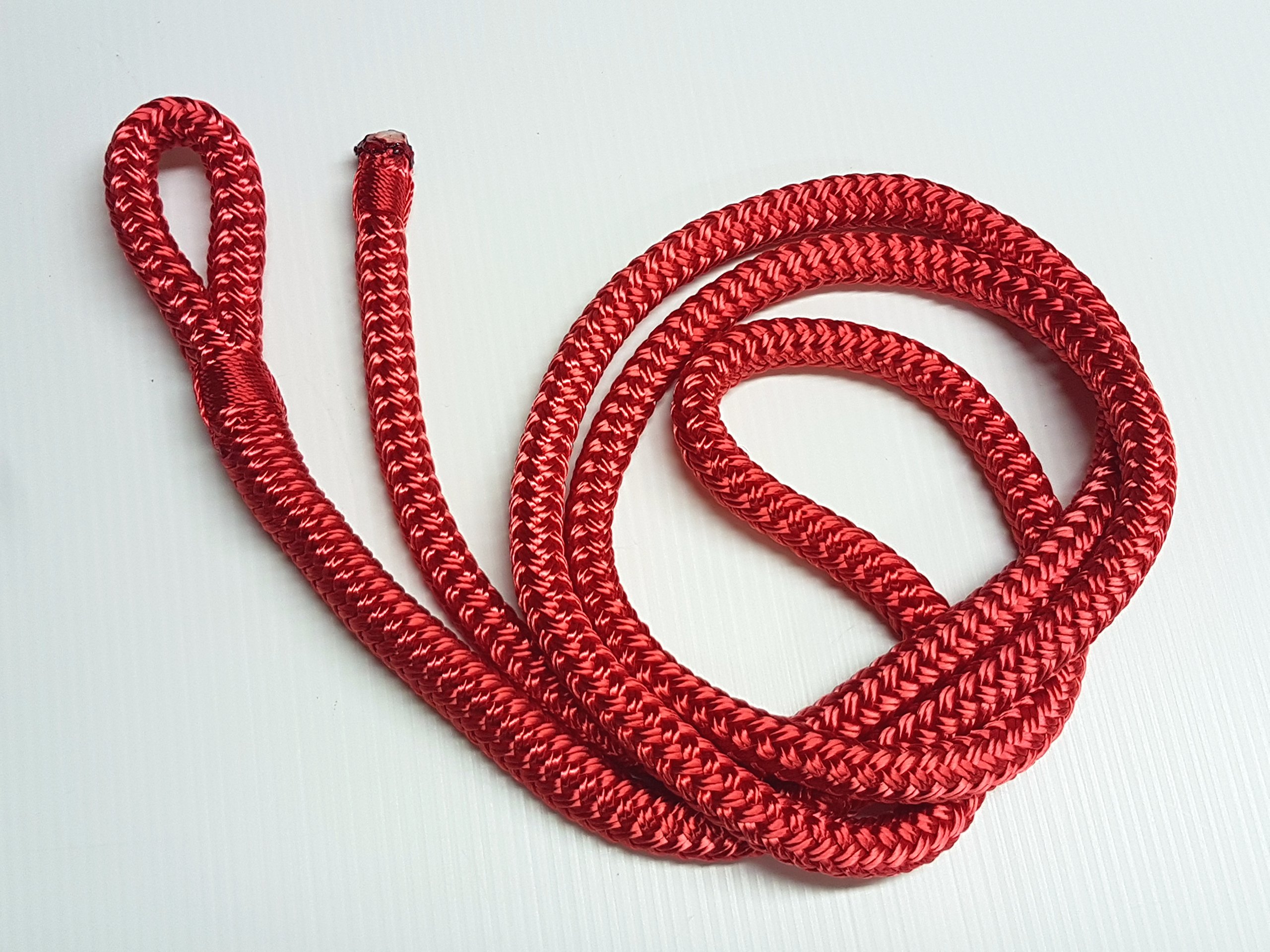ROTA MARINE 10mm Fender lines 1.5mt / 2.5mt braid on braid whipped stitched fender rope tie warp (Red, 1.5) โ image 1