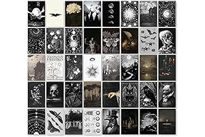 97 Decor Aesthetic Witchy Posters (4"x6") - Gothic Wall Decor, Moody Spooky...