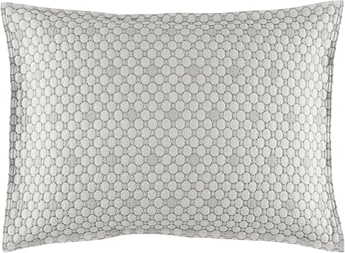 Miniatura 3 de Pine Cone Hill Lodi - Funda de almohada Matelasse, tamaño estándar, patrón sólido plateado