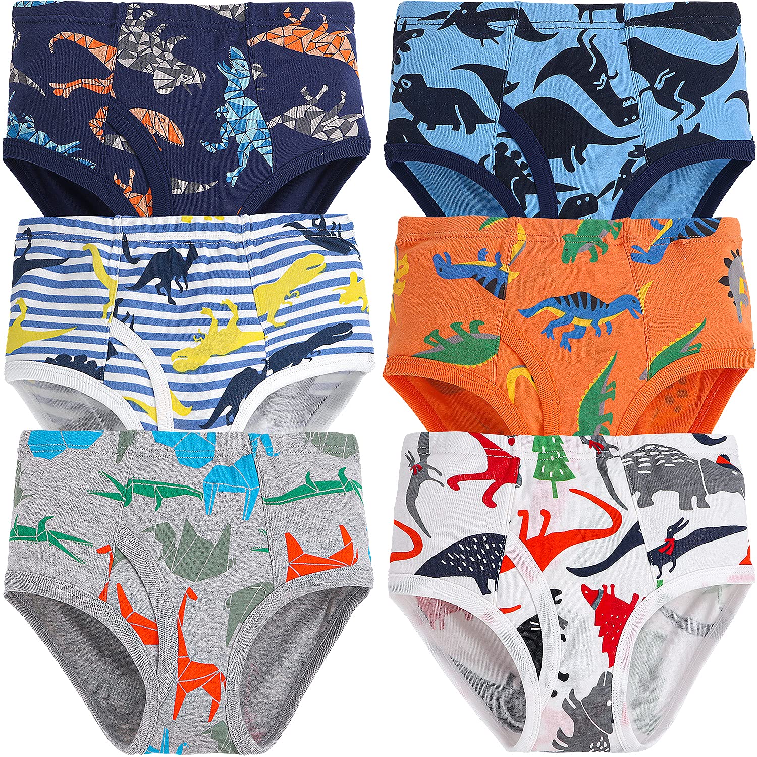 AdorelBoys Pants Underwear Briefs Pure Cotton Pack of 6