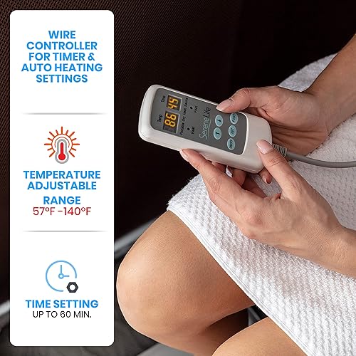 Miniatura 3 de SereneLife SLISAU30BK.5 Sistema compacto y portátil-Terapia personal de lujo desintoxicante climatizada para el hogar, sauna infrarroja, negro