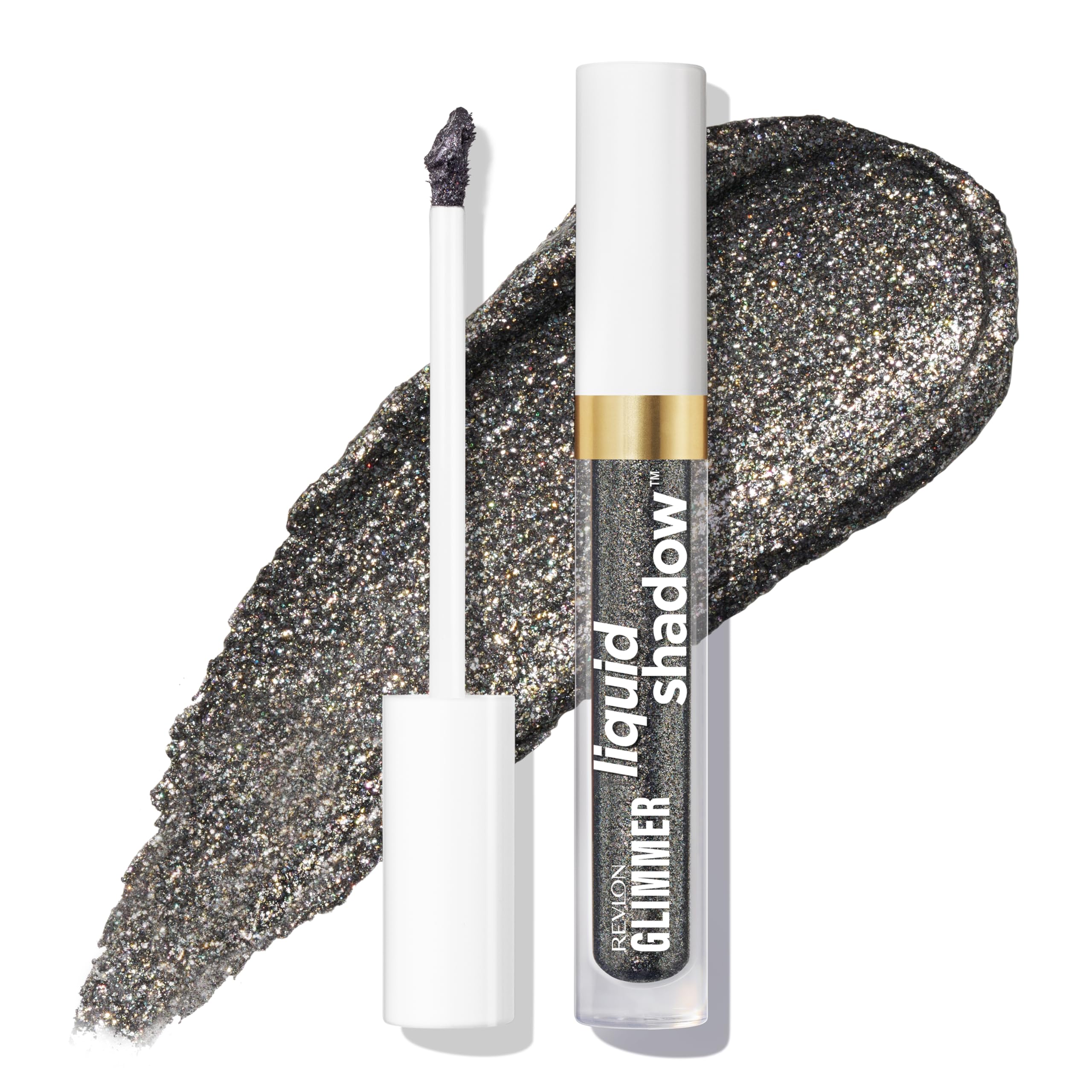Revlon Glimmer Liquid Shadow, Smudge-Proof Shimmer Eyeshadow Makeup, Long Lasting, High Pigment, Rock-It