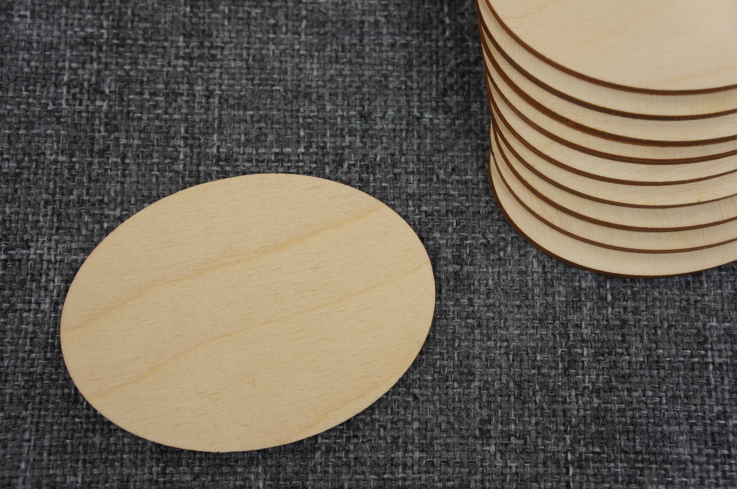 Decocraft 10X Wooden Oval Blank Plaque Embellishment Craft Hanging Shape Decoration (W66)