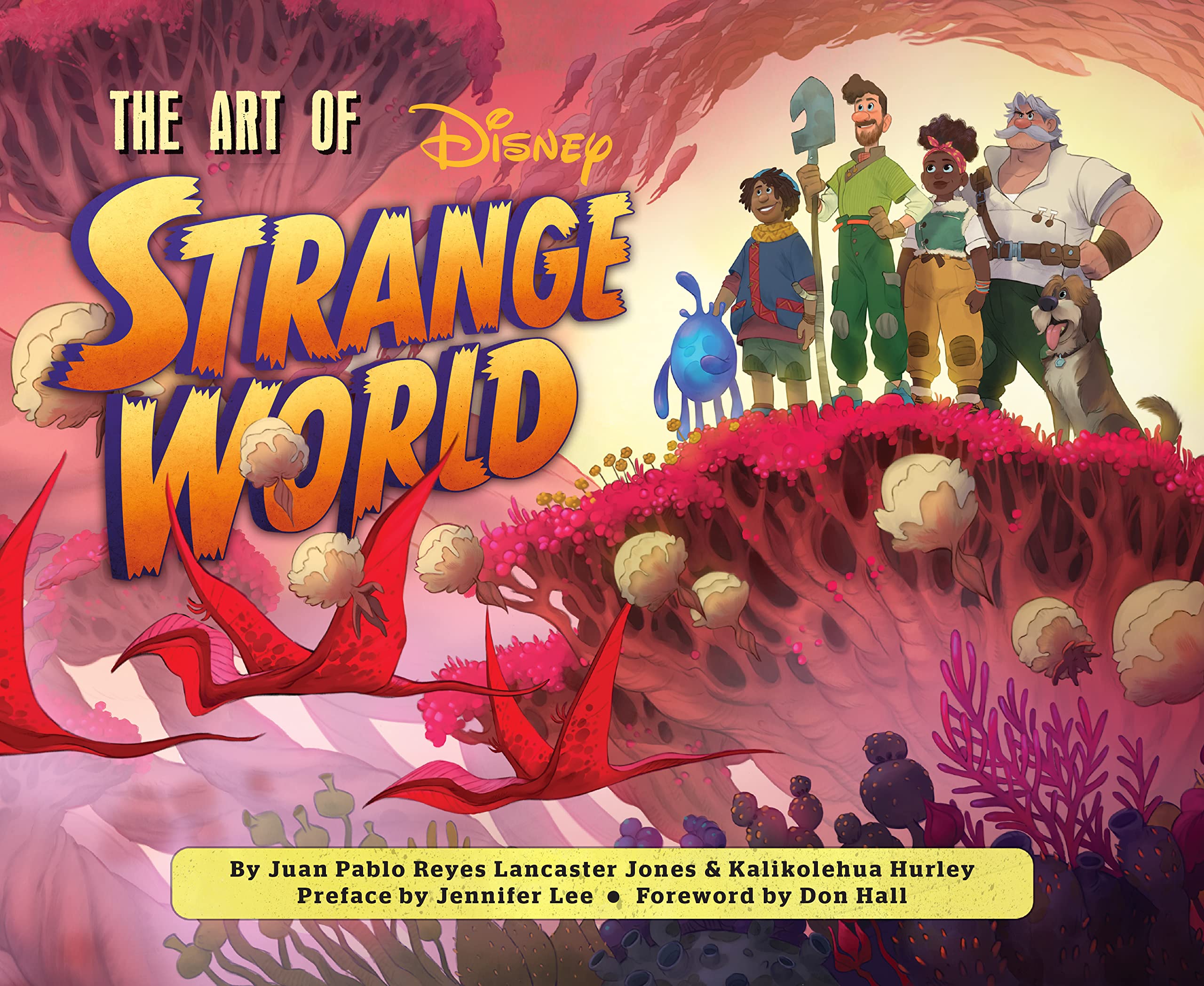Artbook Disney The Art of Strange World en anglais pour collectionneurs de superbes illustrations