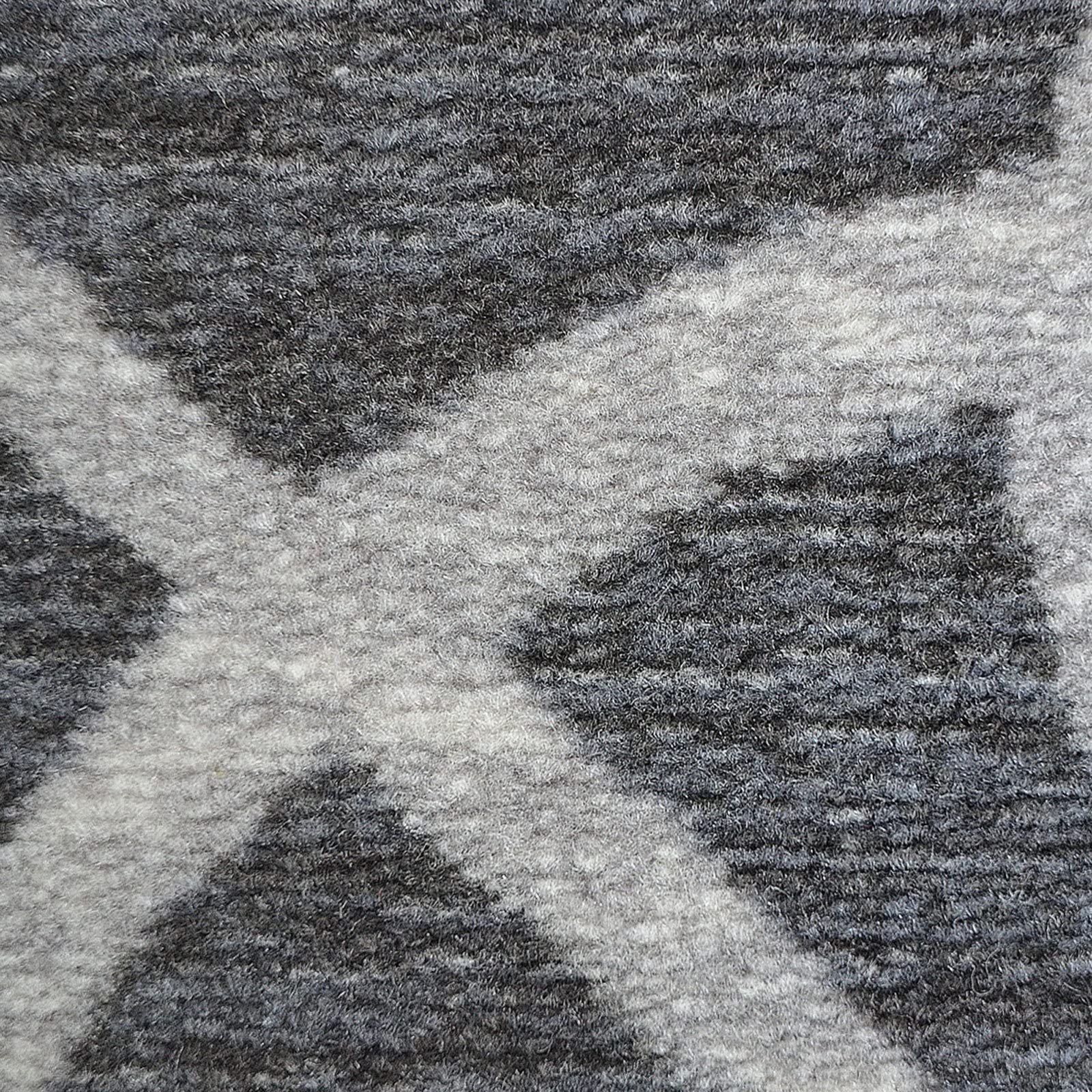 Floordirektdywan, bieżnik, towar sprzedawany na metry, chodnik do salonu, korytarza, kuchni itd. | płaskie runo pętelkowe (Navelli, czarny, 80 x 250 cm)