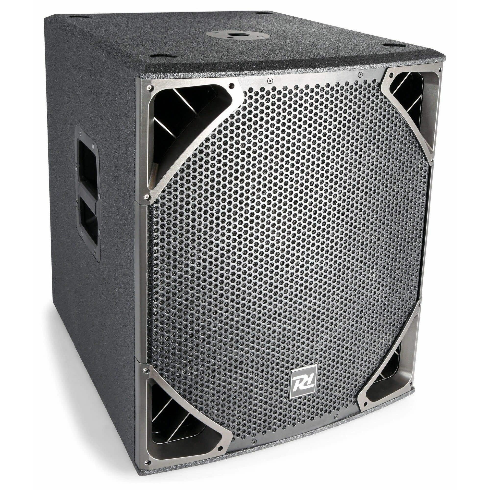Power Dynamics PD618SA Caisson de Basse 18 Professionnel - Subwoofer Actif Puissant 1400 Watts Max, Structure Très Solide en Contreplaqué, Idéal pour Concert et Grands Évènements