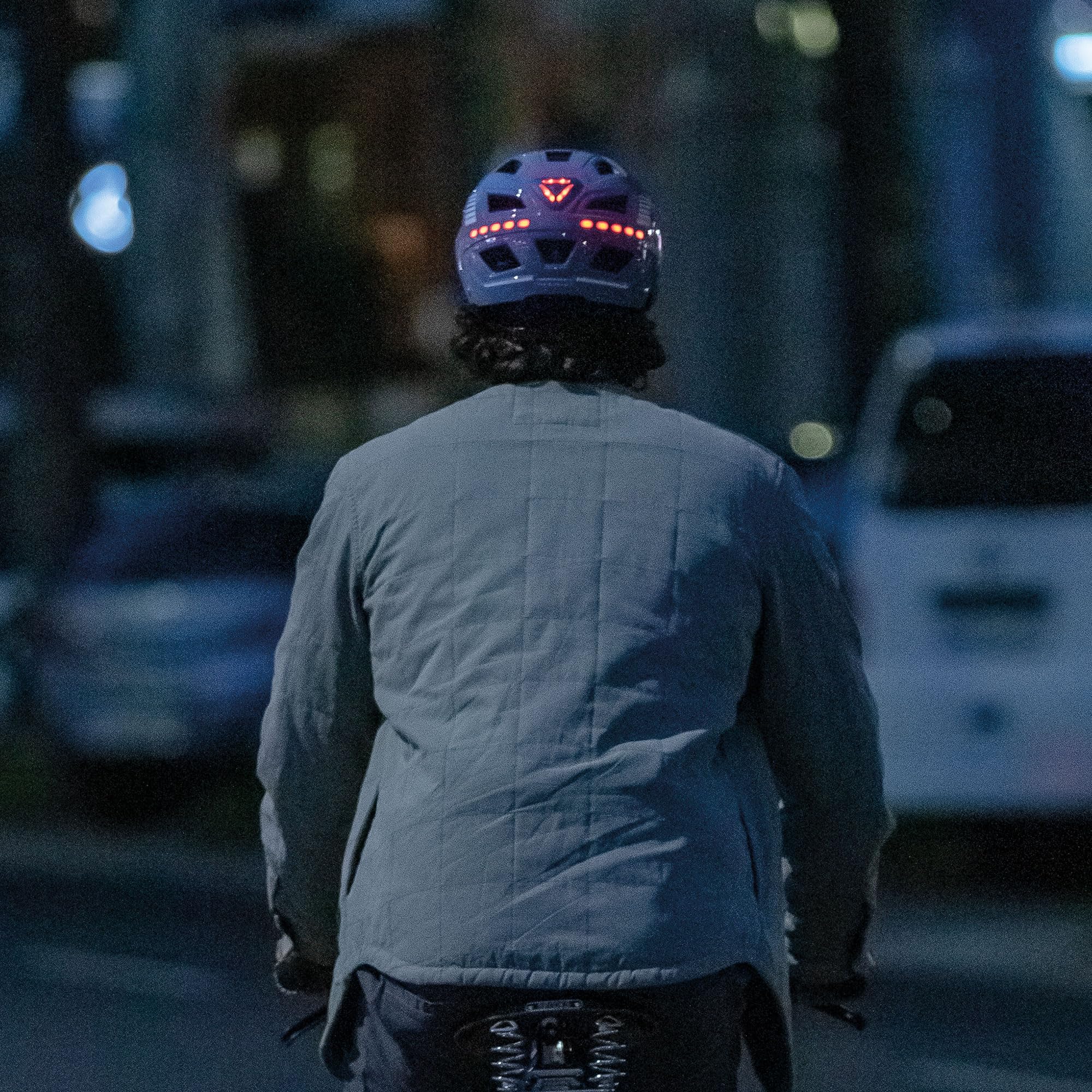ABUS Hyban 2.0 Led Casco de Bicicleta, Unisex