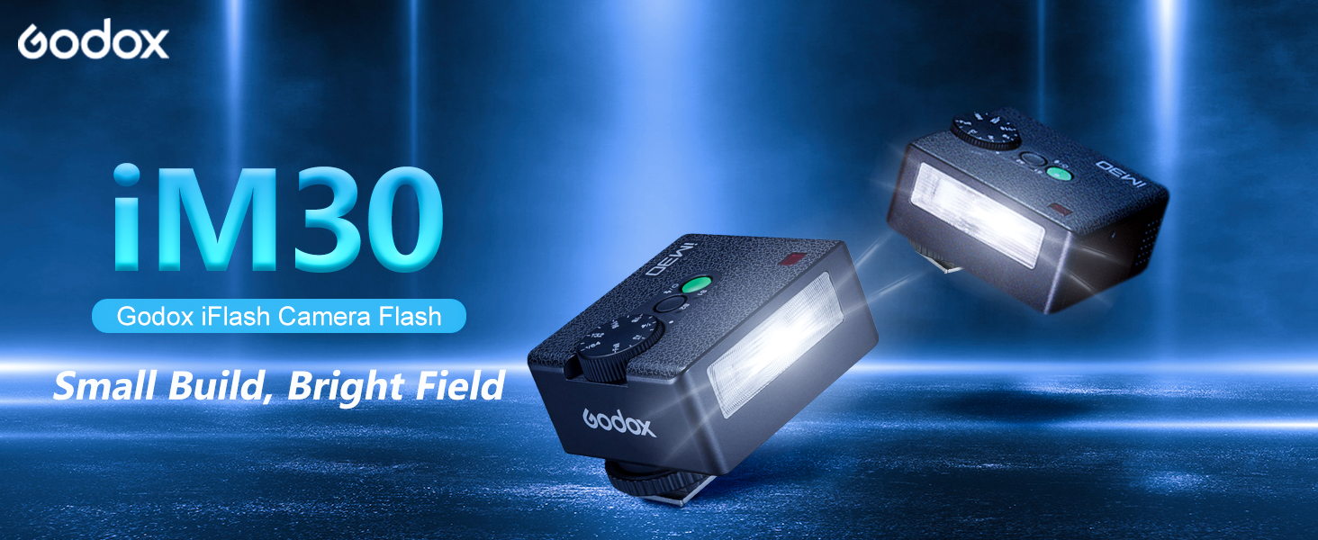 Godox IM30 Flash Universale Per Fotocamere - Mini Flash Con 7 Livelli Di Potenza Per Canon, Nikon, Sony - Foto 12