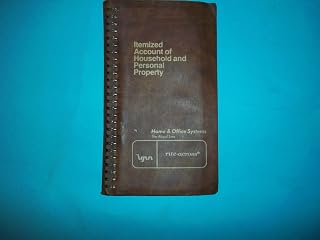 67-0114 rite-across The Royal Line Itemized Accout of Household and Personal Property