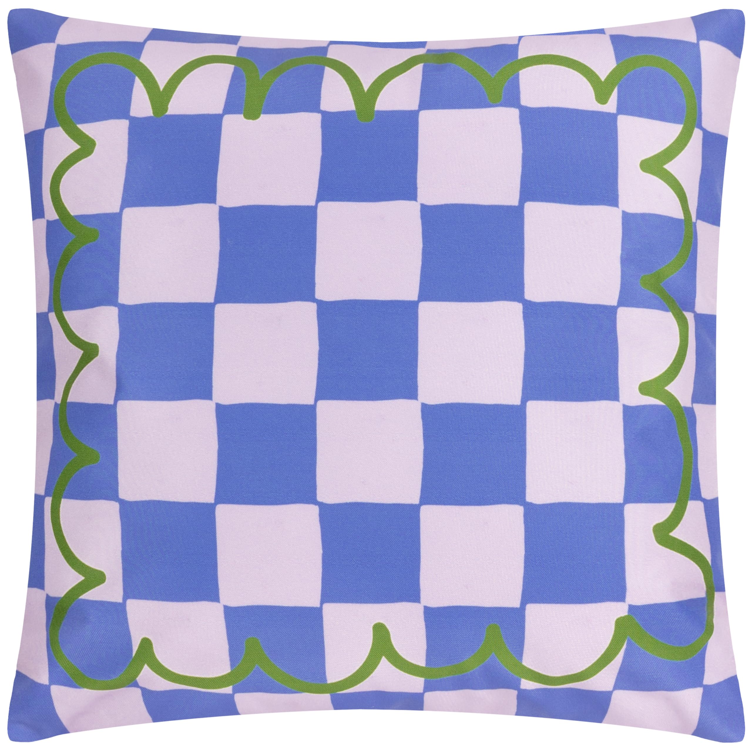 4 Federe Per Cuscino 45x45 Cm Con Limoni Italiani E Piastrelle Blu – Tessuto In Lino, Morbido, Lavabile, Ideale Per Arredo Estivo, Fattoria, Feste A Tema